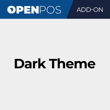 Dark Theme for OpenPOS